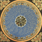 Mantra Mandala Thangka - Tibetan Painting 