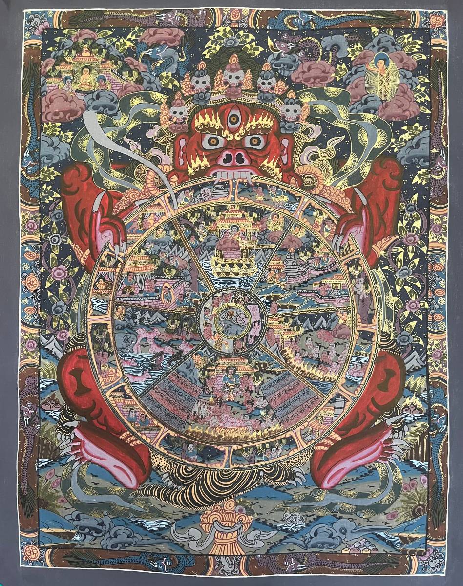 Wheel of Life Thangka Painting