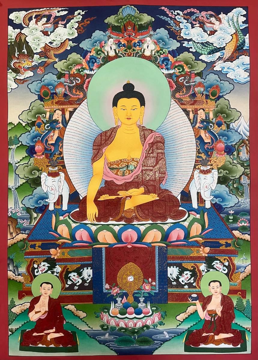 Shakyamuni Buddha - Tibetan Painting