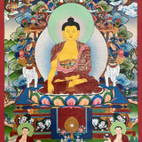 Shakyamuni Buddha - Tibetan Painting