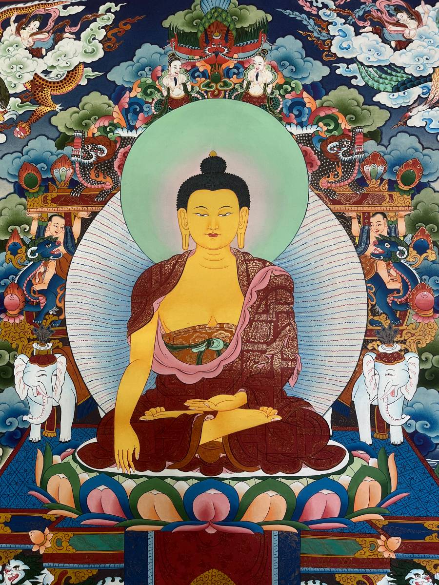 Shakyamuni Buddha - Tibetan Painting
