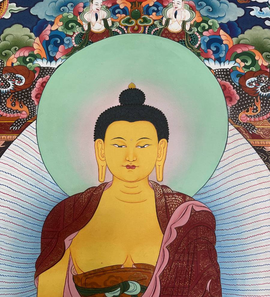 Shakyamuni Buddha - Tibetan Painting