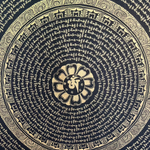 Mantra Mandala Thangka - Handpainted art