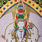 1000 Armed Avalokiteshvara Thangka - Handpainted Tibetan art