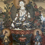 White Tara Thangka Painting