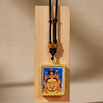 Zambala Ghau Thangka Tibetan wealth deity miniature artwork from Nepal