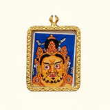 Zambala Ghau Thangka Tibetan wealth deity miniature artwork from Nepal
