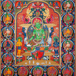 21 Taras Thangka Newari Masterpiece - Handpainted Art