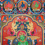21 Taras Thangka Newari Masterpiece - Handpainted Art
