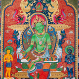 21 Taras Thangka Newari Masterpiece - Handpainted Art