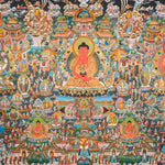 Amitabha Buddha Thangka - Sacred Tibetan Painting