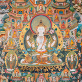 Amitabha Buddha Thangka – Compassion & Enlightenment