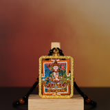 Traditional Fushen Fusa Ghau Thangka painting with Tibetan Buddhist protective deity