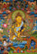 Tibetan Five Zambhala artwork featuring prosperity deity and sacred symbolism