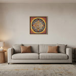 Kalachakra Mandala Thangka Wheel of Time Himalayan art.