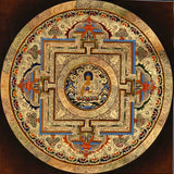 Shakyamuni Buddha Mandala Thangka  Buddhist sacred art 