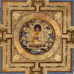 Shakyamuni Buddha Mandala Thangka  Buddhist sacred art 