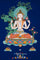four armed chenrezig hand painted tibetan thangka