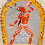 Vajrayana Buddhist Vajrayogini painting with lineage masters and tantric symbolism