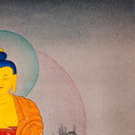 sacred himalayan shakyamuni buddha thangka art