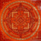 Red Kalachakra Mandala Thangka Wheel of Time Himalayan art Nepal