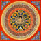 Manjushree Mandala Thangka with mantra circle and lotus design from Nepal