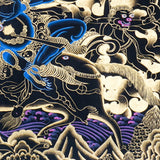 Palden Lhamo Thangka Painting showing the Tibetan Buddhist female Dharma protector riding in wrathful form with gold cloud patterns, ritual implements, lineage figures, mountain landscape and sacred Himalayan details.