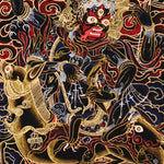Vajrayana Buddhist Palden Lhamo thangka with sacred wrathful symbolism