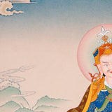 sacred himalayan guru rinpoche thangka painting