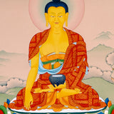 sacred himalayan shakyamuni buddha painting