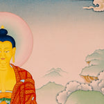 sacred himalayan shakyamuni buddha painting