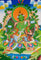 Sacred Green Tara thangka symbolizing compassion and protection