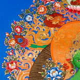 Sacred Green Tara thangka symbolizing compassion and protection