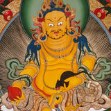 sacred yellow zambala with gold detailing