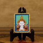 Vajrasattva Ghau Thangka Tibetan purification deity miniature artwork from Nepal