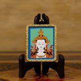 Vajrasattva Ghau Thangka Tibetan purification deity miniature artwork from Nepal