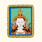 Vajrasattva Ghau Thangka Tibetan purification deity miniature artwork from Nepal