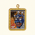Mahakala ghau thangka spiritual artwork Nepal