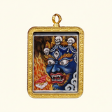 Mahakala ghau thangka spiritual artwork Nepal