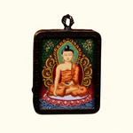 Shakyamuni Buddha thangka, miniature ghau style