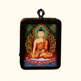 Shakyamuni Buddha thangka, miniature ghau style