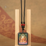 Shakyamuni Buddha thangka, miniature ghau style