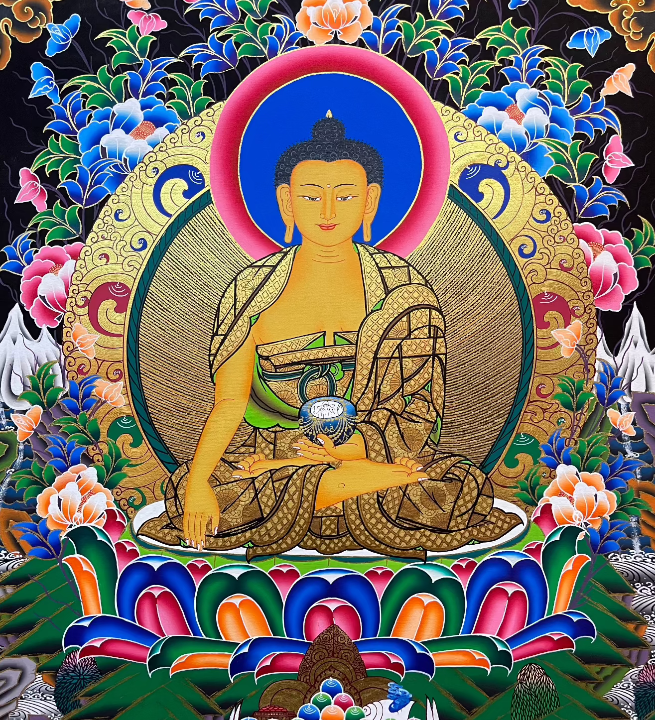 Shakyamuni Buddha Thangka