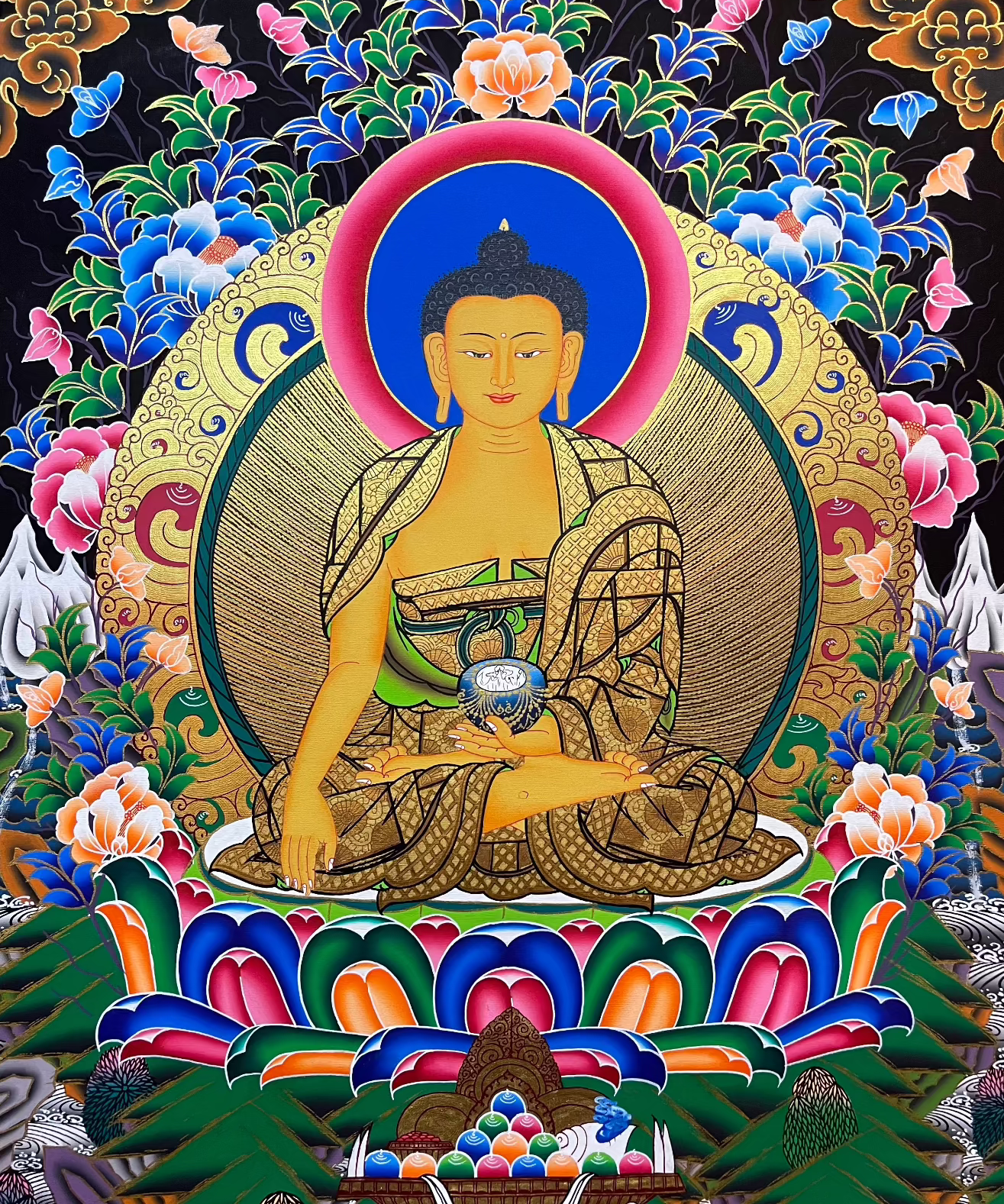 Shakyamuni Buddha Thangka