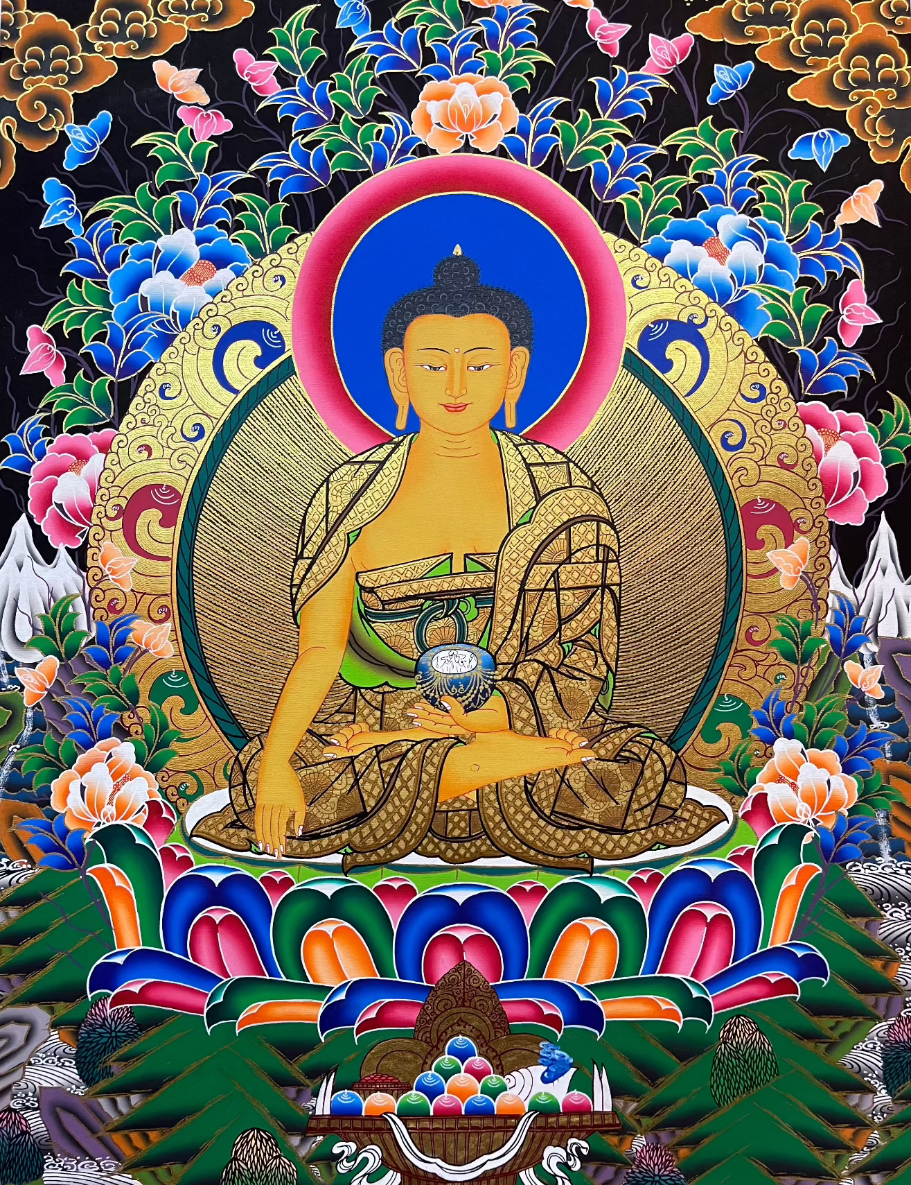 Shakyamuni Buddha Thangka