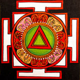 Spiritual Yantra Wall Art for Peace and Protection