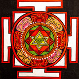 Spiritual Yantra Wall Art for Peace and Protection