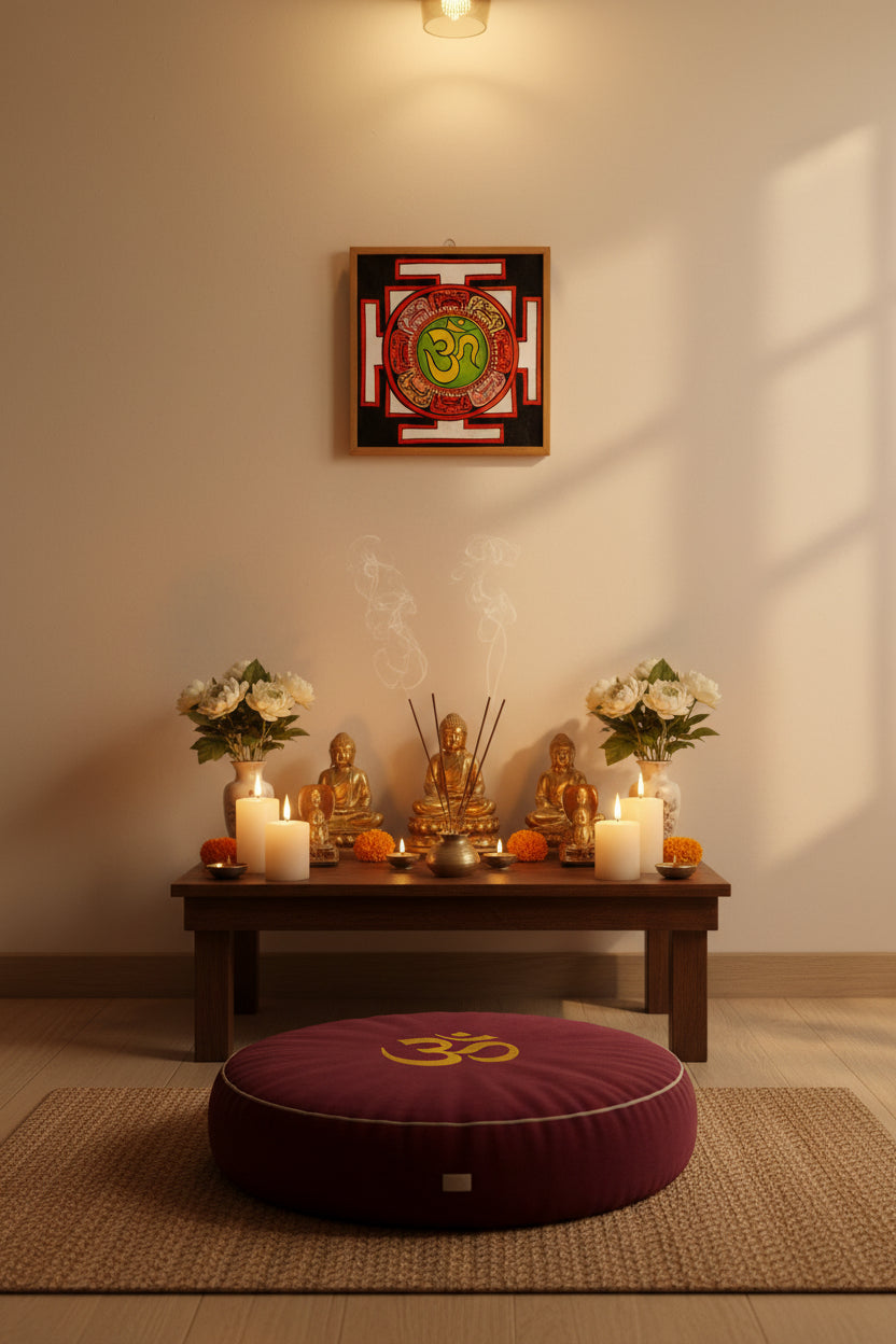Spiritual Yantra Wall Art for Peace and Protection