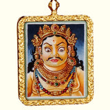 Zambala Ghau Thangka Tibetan wealth deity miniature artwork from Nepal
