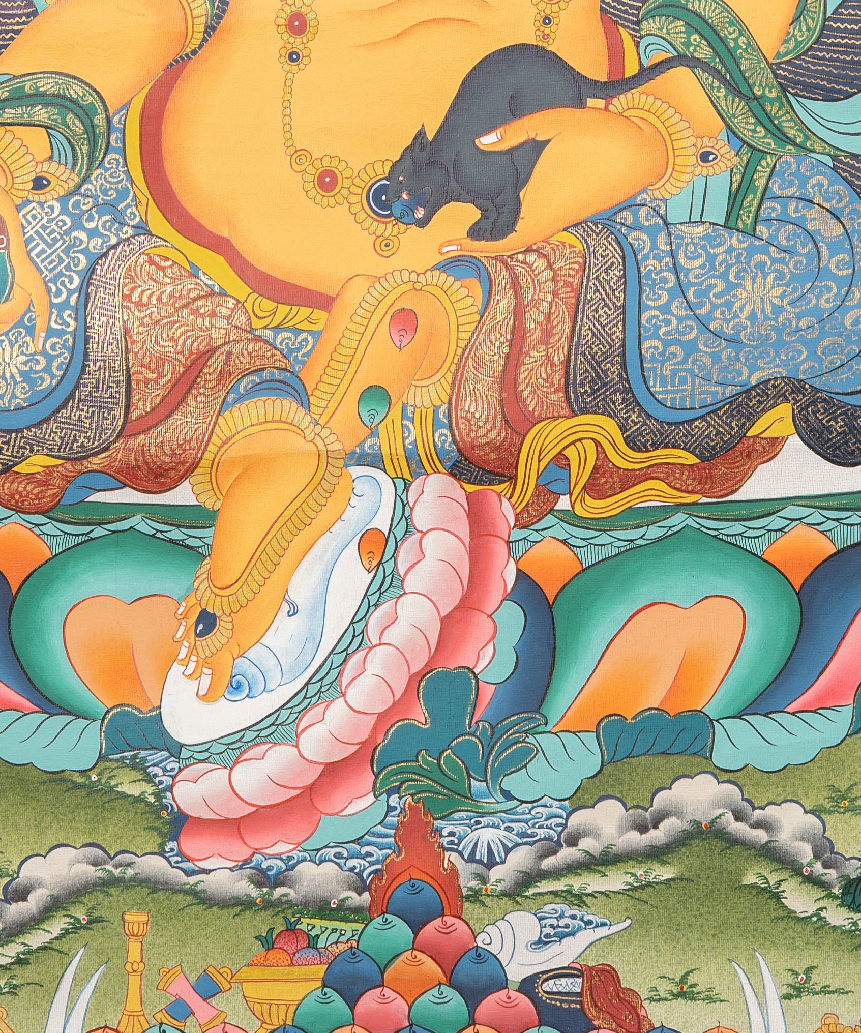 Zambala Thangka Painting